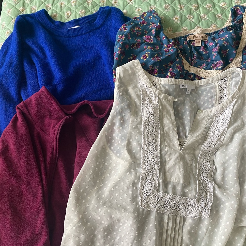 Lot of 4 Women’s Clothing Items (XL)
